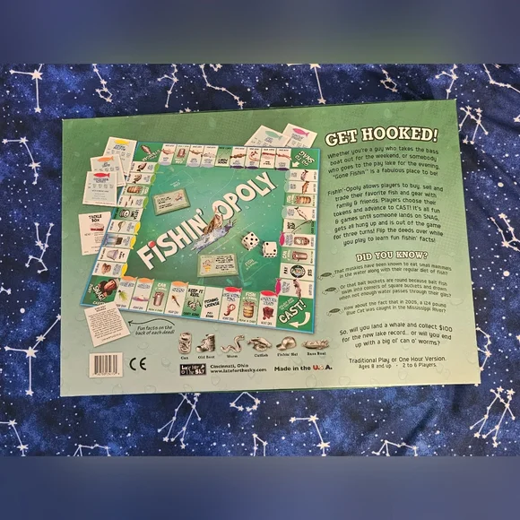 Fishin-Opoly Board Game - Picture 2 of 2